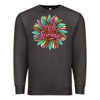 Smoke hello spring sunflower Premium Sweatshirt - Artiststas