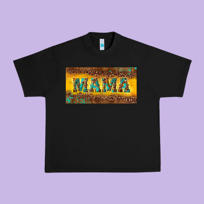 Mama With Gemstone Urban Heavy Tee Designed By Ranaportraitstore