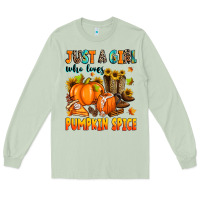 Matcha just a girl who loves pumpkin spice Long Sleeve Tee - Zillion Design Studio