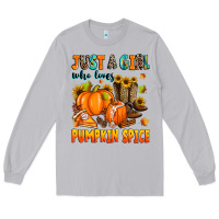 Moon Dust just a girl who loves pumpkin spice Long Sleeve Tee - Zillion Design Studio
