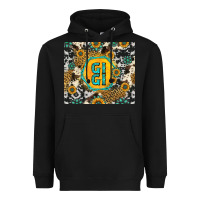 Black gigi sunflower turquoise Heavyweight Hoodie - Jasminsmagicworld