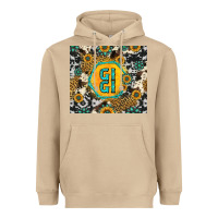 Mushroom gigi sunflower turquoise Heavyweight Hoodie - Jasminsmagicworld
