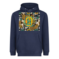Navy gigi sunflower turquoise Heavyweight Hoodie - Jasminsmagicworld