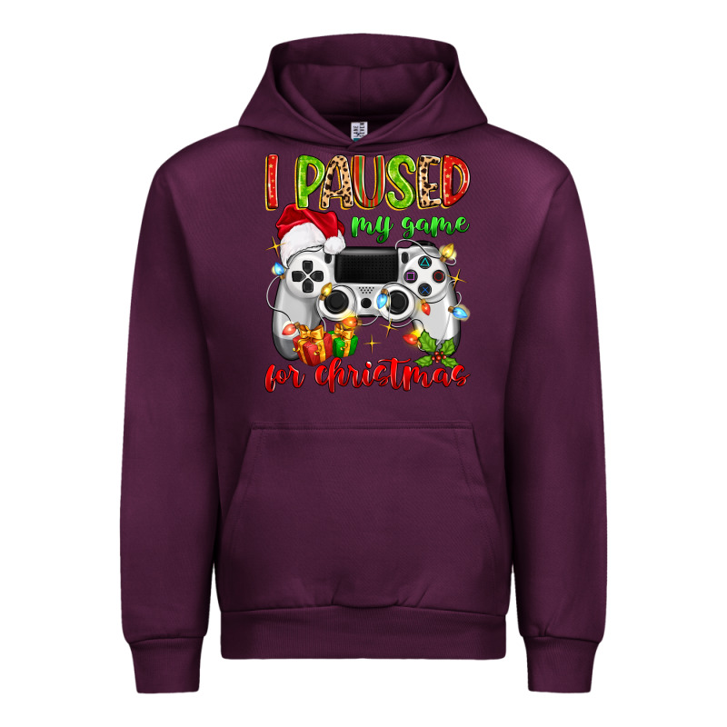 I Paused My Game For Christmas Urban Hoodie by MaliasSmallBusiness | Teevron