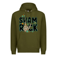 Army Green sham rock Premium Hoodie - MaliasSmallBusiness