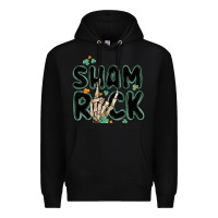 Black sham rock Premium Hoodie - MaliasSmallBusiness