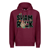 Burgundy sham rock Premium Hoodie - MaliasSmallBusiness