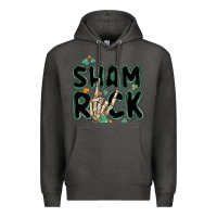 Charcoal Heather sham rock Premium Hoodie - MaliasSmallBusiness