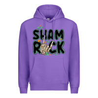 Purple sham rock Premium Hoodie - MaliasSmallBusiness