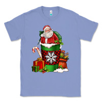 Colony Blue Christmas Santa Claus Coffee Cup Classic Tee - FaDigitalArtStudio