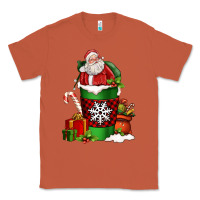 Copper Christmas Santa Claus Coffee Cup Classic Tee - FaDigitalArtStudio