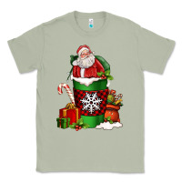 Matcha Christmas Santa Claus Coffee Cup Classic Tee - FaDigitalArtStudio