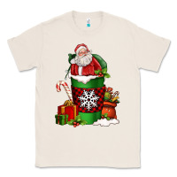Natural Christmas Santa Claus Coffee Cup Classic Tee - FaDigitalArtStudio