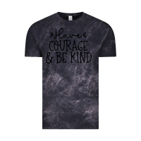 Cloud Black be kind Vintage Tee - Unal Design