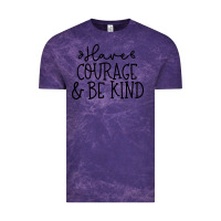 Cloud Purple be kind Vintage Tee - Unal Design