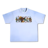 Grape Ice Mama with highland cow Urban Heavy Tee - RanaPortraitStore