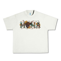 Pistachio Mama with highland cow Urban Heavy Tee - RanaPortraitStore