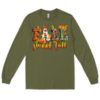 Army Green fall sweet fall Long Sleeve Tee - Zillion Design Studio