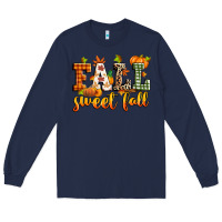 Navy fall sweet fall Long Sleeve Tee - Zillion Design Studio