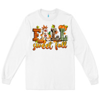 White fall sweet fall Long Sleeve Tee - Zillion Design Studio