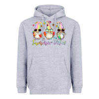 Heather Grey summer vibes gnomes Heavyweight Hoodie - Artiststas