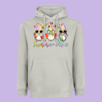 Summer Vibes Gnomes Heavyweight Hoodie Designed By Artiststas