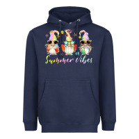 Navy summer vibes gnomes Heavyweight Hoodie - Artiststas
