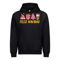 Black feliz navidad Urban Hoodie - MaliasSmallBusiness