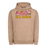 Pigment Burro feliz navidad Urban Hoodie - MaliasSmallBusiness