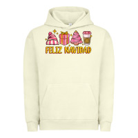 Pigment Pistachio feliz navidad Urban Hoodie - MaliasSmallBusiness