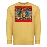 Antique Gold christmas trees gemstone Premium Sweatshirt - AdoDesignShop