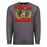 Charcoal Heather christmas trees gemstone Premium Sweatshirt - AdoDesignShop