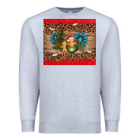 Heather Grey christmas trees gemstone Premium Sweatshirt - AdoDesignShop