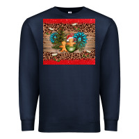 Navy christmas trees gemstone Premium Sweatshirt - AdoDesignShop