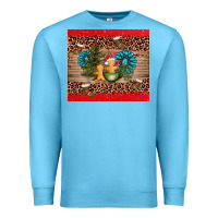 Ocean Blue christmas trees gemstone Premium Sweatshirt - AdoDesignShop