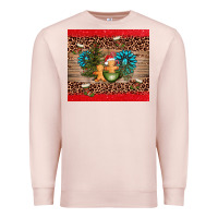 Pale Pink christmas trees gemstone Premium Sweatshirt - AdoDesignShop