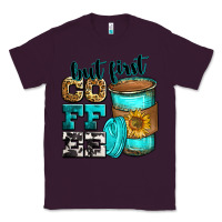 Plum but first coffee Classic Tee - Zillion Design Studio