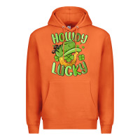 Carrot howdy go lucky st patrics day Premium Hoodie - MaliasSmallBusiness