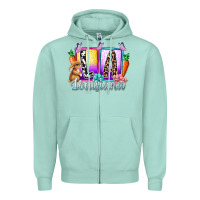 Seafoam louisiana easter dady Zipper Hoodie - RacoonDesign