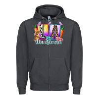 Smoke louisiana easter dady Zipper Hoodie - RacoonDesign