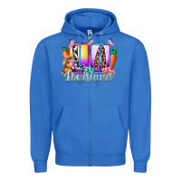 True Royal louisiana easter dady Zipper Hoodie - RacoonDesign