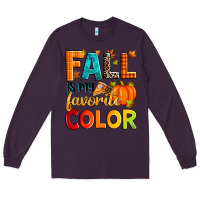Plum fall is my favorite color Long Sleeve Tee - Zillion Design Studio