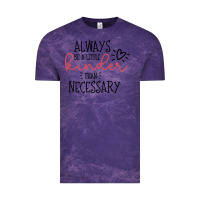 Cloud Purple always Vintage Tee - Unal Design