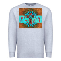 Heather Grey christmas cross gemstone Premium Sweatshirt - AdoDesignShop