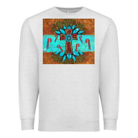 Oatmeal Heather christmas cross gemstone Premium Sweatshirt - AdoDesignShop