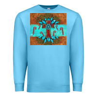 Ocean Blue christmas cross gemstone Premium Sweatshirt - AdoDesignShop