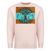 Pale Pink christmas cross gemstone Premium Sweatshirt - AdoDesignShop