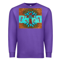Purple christmas cross gemstone Premium Sweatshirt - AdoDesignShop
