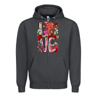 Smoke love cow valentine Zipper Hoodie - RacoonDesign