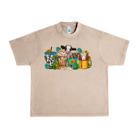 French Oak western cow coffee cup Urban Heavy Tee - texasbilliewilder
